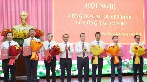 Đà Nẵng điều động, bổ nhiệm nhiều cán bộ chủ chốt