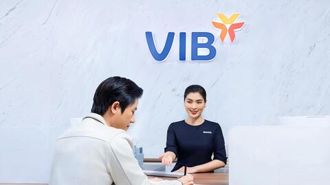 VIB lãi 5.180 tỷ đồng, tài sản vượt 580 nghìn tỷ trong 6 tháng