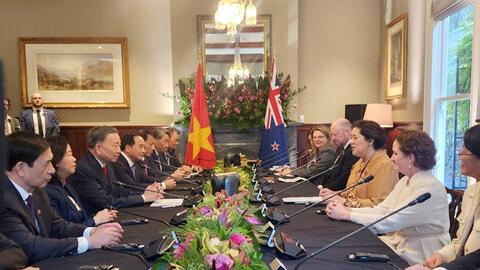 Tổng Bí thư, Chủ tịch nước Tô Lâm hội kiến Toàn quyền New Zealand Cindy Kiro
