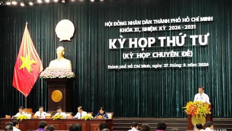 Hội đồng nhân dân TP Hồ Chí Minh xem xét 41 dự thảo nghị quyết quan trọng