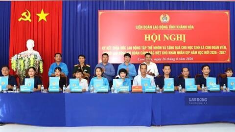 10 doanh nghiệp thủy sản ở Khánh Hòa ký thỏa ước, thêm quyền lợi cho người lao động