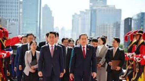 Chủ tịch Quốc hội Hàn Quốc Cho Jeong Sik chủ trì lễ đón trọng thể Chủ tịch Quốc hội Trần Thanh Mẫn
