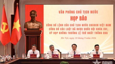 Công bố Lệnh của Chủ tịch nước về 15 luật được Quốc hội thông qua