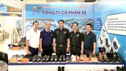 Công ty Cổ phần 26: Đưa nhiều sản phẩm quân trang đến hội chợ tại Campuchia