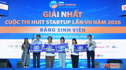 Tìm ra quán quân Cuộc thi HUIT Startup lần thứ VII năm 2026