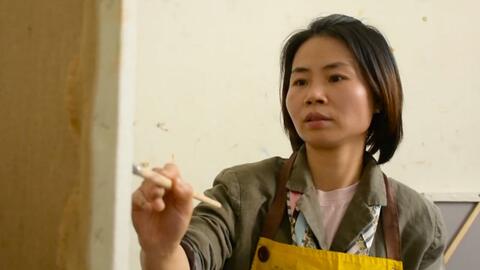 Cô giáo theo đuổi đam mê hội họa