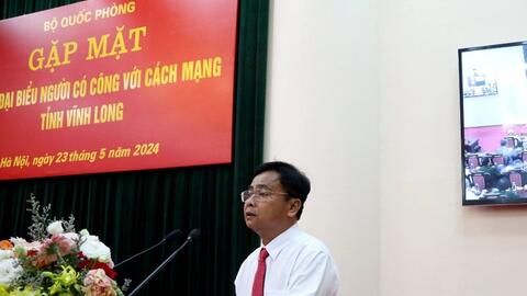 Bộ Quốc phòng gặp mặt người có công với cách mạng tỉnh Vĩnh Long