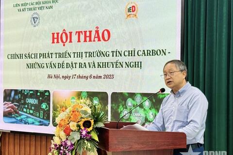 Xây dựng đồng bộ các giải pháp phát triển thị trường tín chỉ carbon