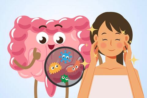 Dấu hiệu rõ ràng của sức khỏe đường ruột kém trên da và tóc