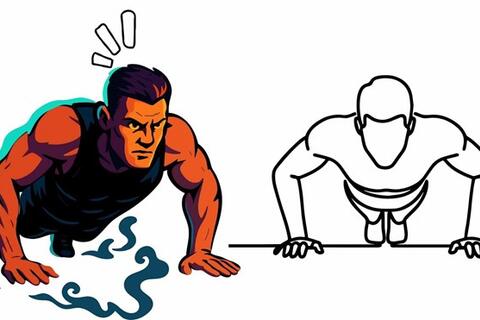 Cách chống đẩy để không gây đau lưng, kích hoạt cơ bắp