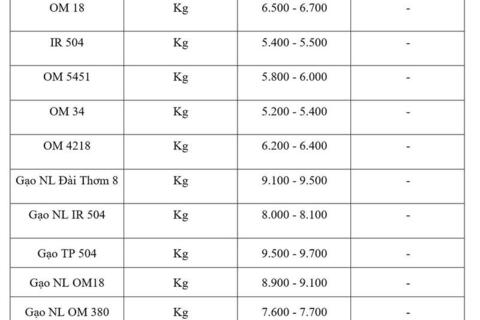 Giá lúa gạo hôm nay ngày 24/2/2026: Gạo xuất khẩu tăng giảm trái chiều