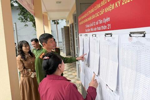Lai Châu: Chủ động từ sớm, tăng cường bảo đảm an ninh bầu cử