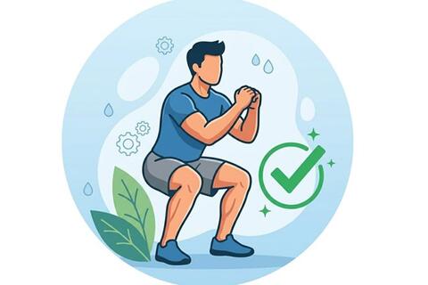 Tập squat đúng cách giúp cơ thể khỏe hơn mỗi ngày
