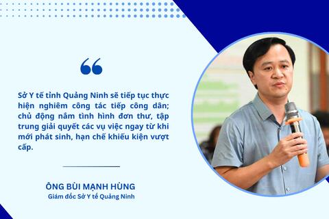 Kiến nghị của người dân được Sở Y tế xử lý kịp thời
