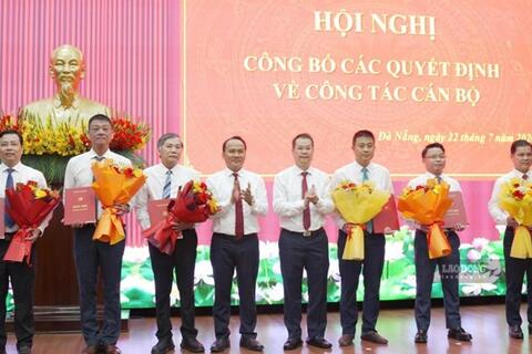 Đà Nẵng điều động, bổ nhiệm nhiều cán bộ chủ chốt