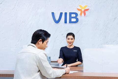 VIB lãi 5.180 tỷ đồng, tài sản vượt 580 nghìn tỷ trong 6 tháng