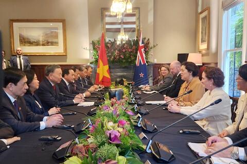 Tổng Bí thư, Chủ tịch nước Tô Lâm hội kiến Toàn quyền New Zealand Cindy Kiro