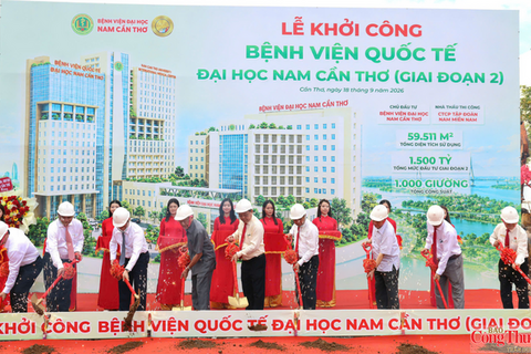 Cần Thơ khởi công 2 công trình an sinh xã hội hơn 2.000 tỷ đồng