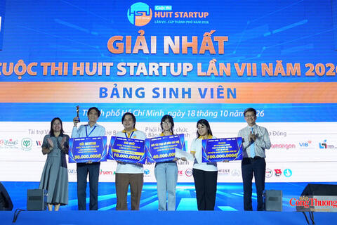 Tìm ra quán quân Cuộc thi HUIT Startup lần thứ VII năm 2026