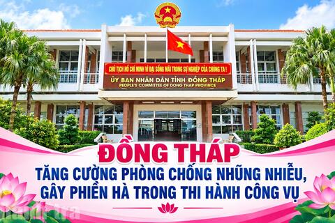 Đồng Tháp tăng cường phòng chống nhũng nhiễu, gây phiền hà trong thi hành công vụ