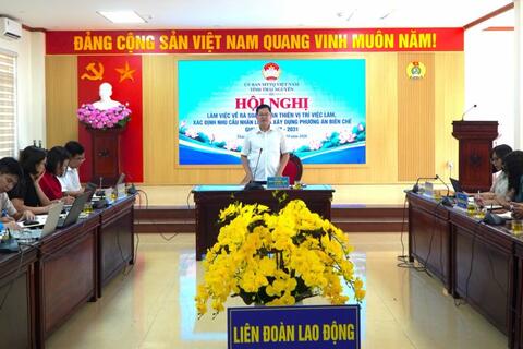 Xây dựng phương án biên chế LĐLĐ tỉnh Thái Nguyên giai đoạn 2027 - 2031