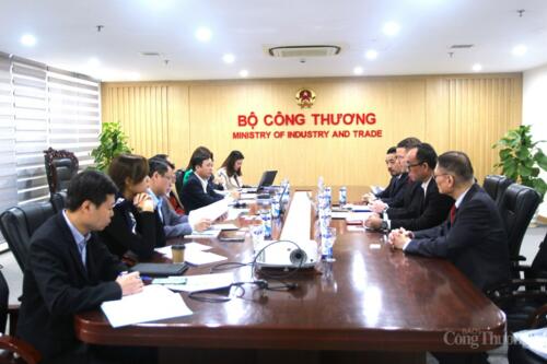 Thứ trưởng Nguyễn Hoàng Long làm việc với Công ty Greenwell Energy