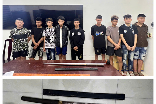 Thanh Hóa: Tạm giữ 10 đối tượng về hành vi gây rối trật tự công cộng