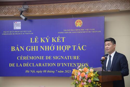 Việt Nam - Pháp: Tăng cường hợp tác, thúc đẩy trao đổi kinh nghiệm trong công tác thanh tra và phòng, chống tham nhũng