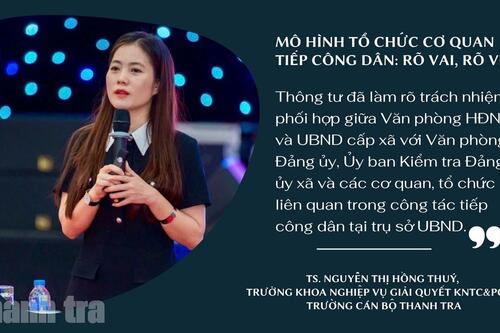 Thông tư số 02/2025/TT-TTCP: Bước tiến cụ thể hóa tinh thần gần dân, sát dân