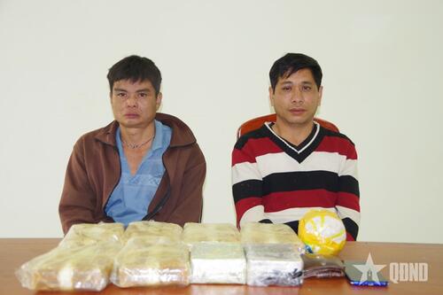 Điện Biên: Bắt quả tang 2 đối tượng vận chuyển số lượng lớn ma túy