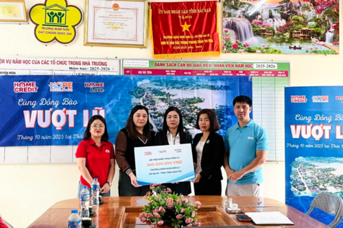 Home Credit lọt Top 10 Doanh nghiệp bền vững tiêu biểu lĩnh vực thương mại, dịch vụ