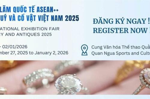Sắp diễn ra Hội chợ triển lãm quốc tế vàng, bạc, đá quý Việt Nam 2025