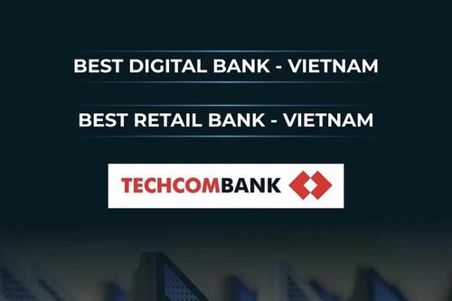 Techcombank ba năm liên tiếp là "Ngân hàng số tốt nhất Việt Nam" do The Digital Banker  bình chọn