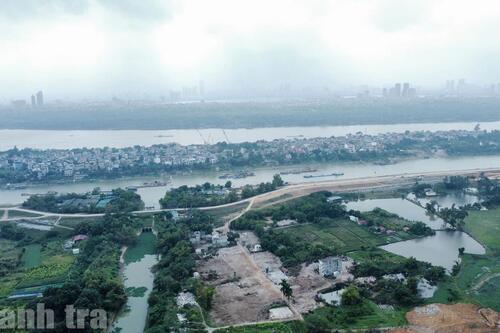 Hình hài cầu Tứ Liên hơn 20.000 tỷ đồng sau 8 tháng thi công