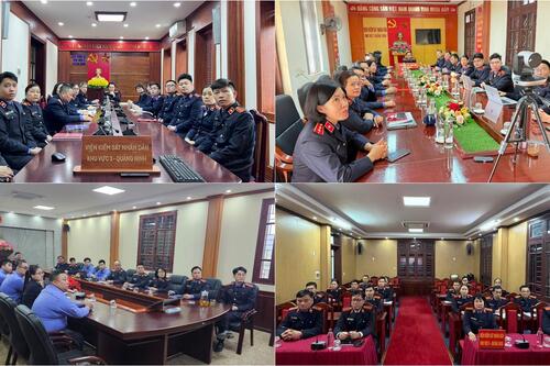 Hướng về Đại hội XIV của Đảng với niềm tin và kỳ vọng của cán bộ, đảng viên VKSND tỉnh Quảng Ninh