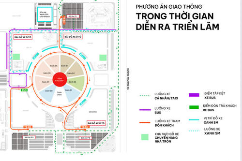 Giảm tối đa 50.000 đồng mỗi chuyến xe Xanh SM đến Hội chợ Mùa Xuân