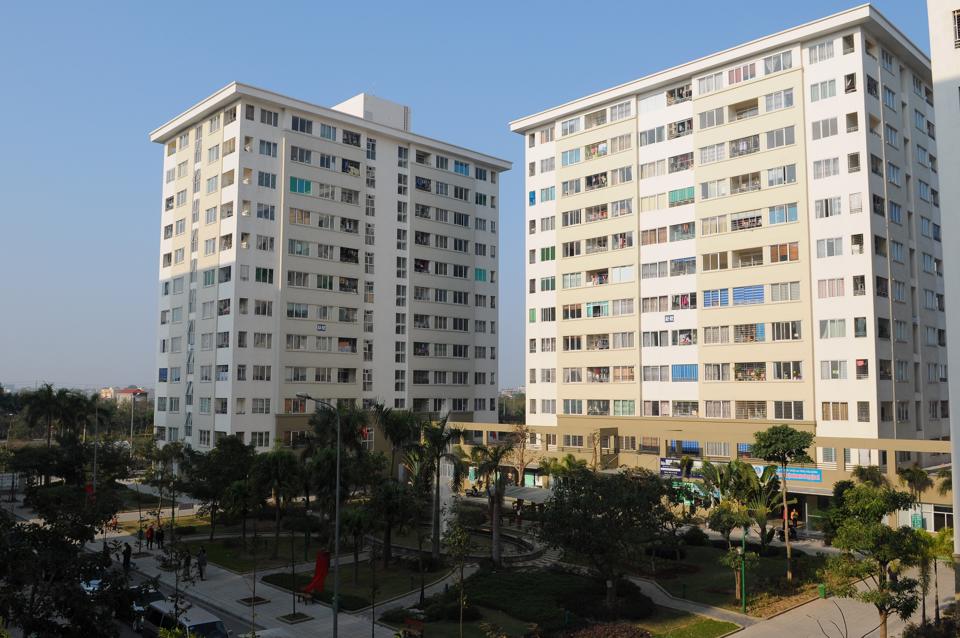 Khu nhà ở xã hội Đặng Xá, Gia Lâm. Ảnh: Thanh Hải  