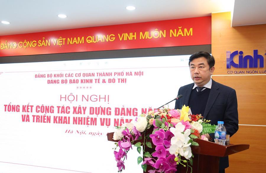 Bí thư Đảng ủy, Tổng Biên tập báo Kinh tế & Đô thị Nguyễn Minh Đức quán triệt về Kết luận, Quy định của Hội nghị T.Ư 4 khóa XIII về xây dựng, chỉnh đốn Đảng