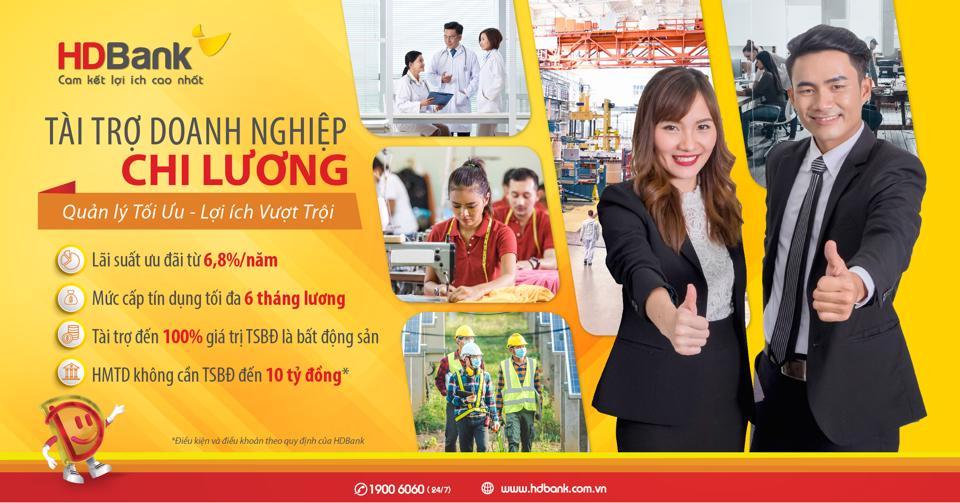 HDBank dành 1.000 tỷ gói tài trợ ưu đãi chi lương  - Ảnh 1