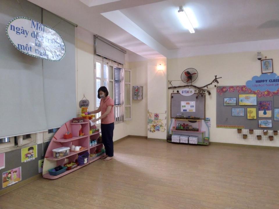 Các trường mầm non đã sẵn sàng đón học sinh