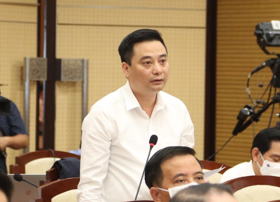 Chủ tịch UBND huyện Thanh Oai Nguyễn Nguyên Hùng trả lời tại phiên giải trình