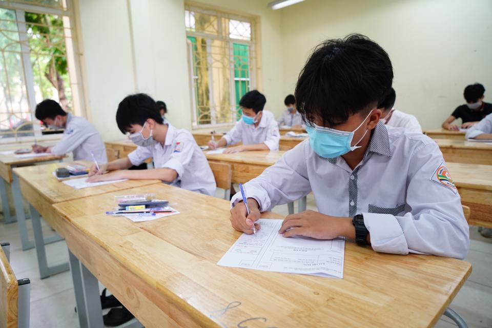 Thí sinh tham dự kỳ thi tốt nghiệp THPT 2021