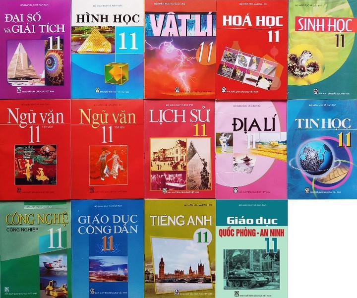 Những cuốn sách thuộc Bộ SGK lớp 11 (Ảnh minh họa)