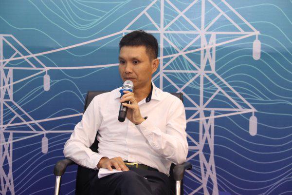 Giám đốc Trung tâm Nghiên cứu Năng lượng và Tăng trưởng xanh Hà Đăng Sơn chia sẻ tại tọa đàm