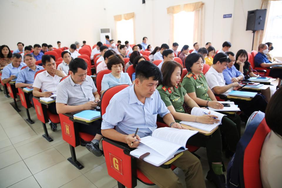 Các học viên tham dự lớp bồi dưỡng.