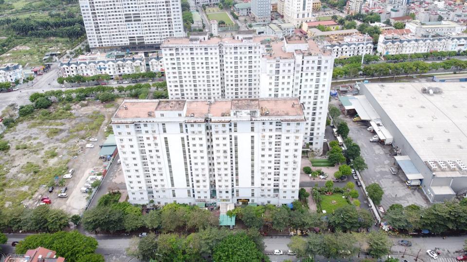 Khu tái định cư Thành phố giao lưu (quận Bắc Từ Liêm). Ảnh: Thành Luân  
