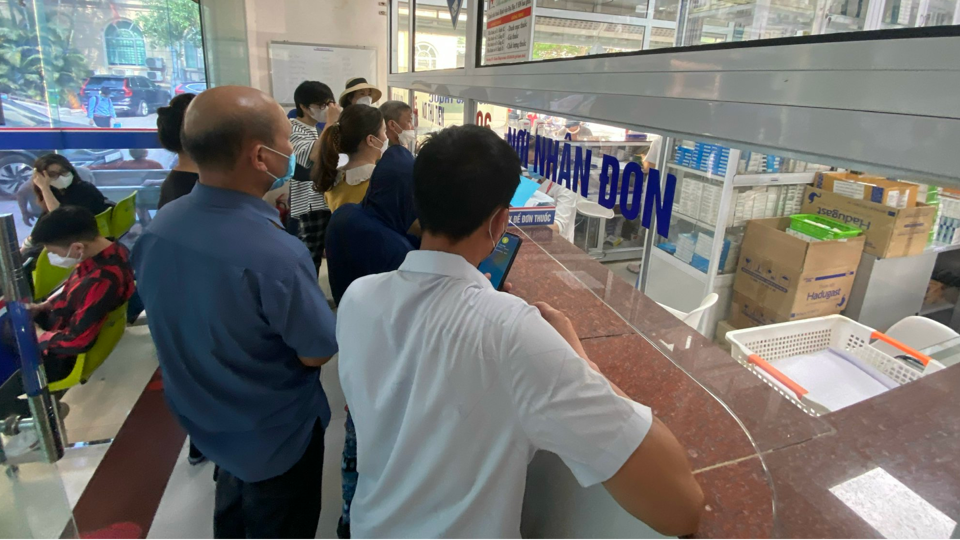 Nhà thuốc bệnh viện Đại học Y Hà Nội. Ảnh: Phạm Hùng