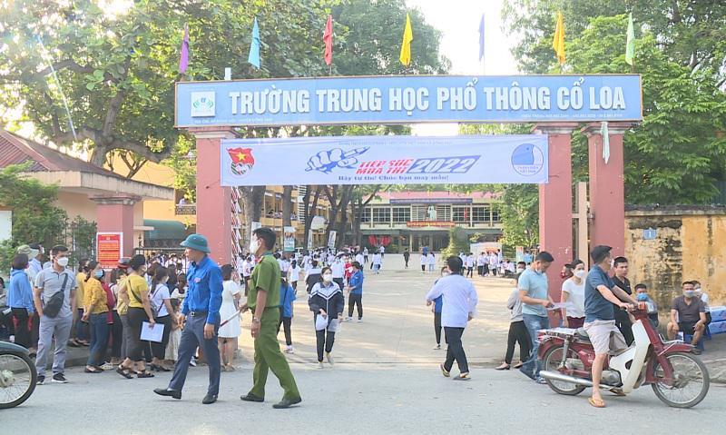 Hơn 5.100 thí sinh của huyện Đông Anh tham dự kỳ thi tuyển sinh vào lớp 10 năm học 2022 - 2023.