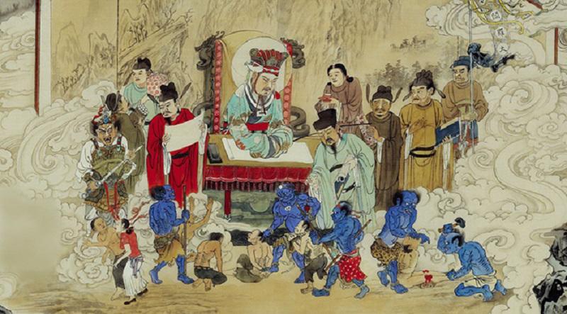 Ảnh minh họa cảnh xá tội vong nhân dưới địa ngục.