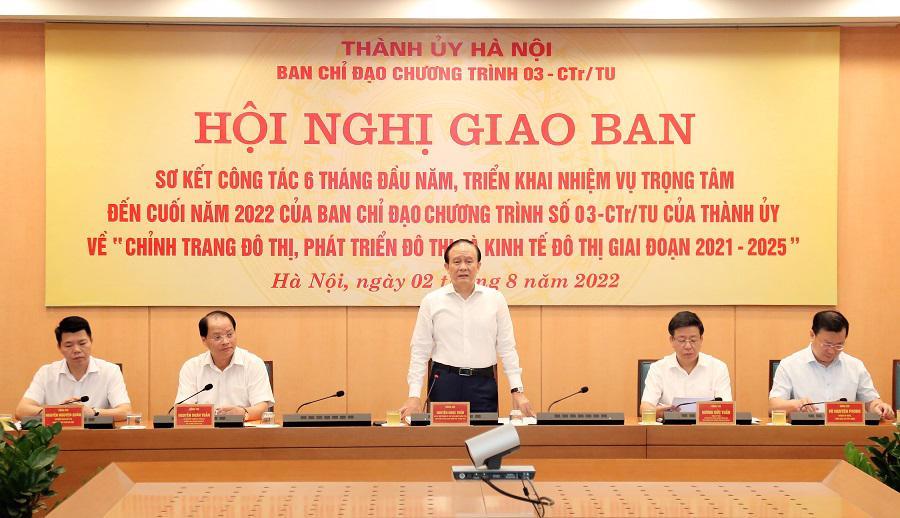 Phó Bí thư Thành ủy Hà Nội Nguyễn Ngọc Tuấn kết luận Hội nghị